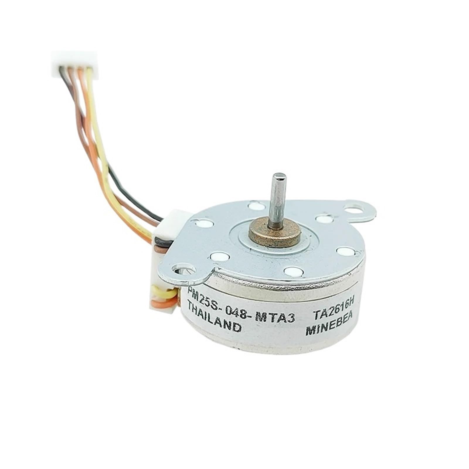 TQSKA PM25S-048 25mm Round Thin Stepper Motor Micro 2-Phase 4-Wire Stepping Motor 7.5 Degree 2mm Shaft DIY Printer
