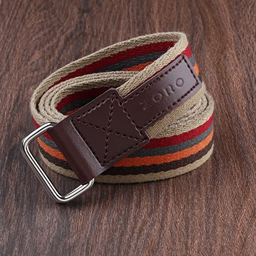 Image of ZORO Cotton Woven Fabric Belt for Men | M01-CB01 | Pack of 2