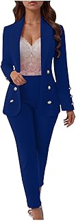 Flodxo Women's Trouser Suits Plus Size Two Piece Suit Set fo