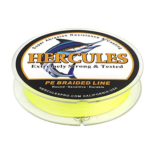 Hercules Super Strong 1000M 1094 Yards Braided Fishing Line 6 LB Test for Saltwater Freshwater PE Braid Fish Lines 4 Strands - Image 4