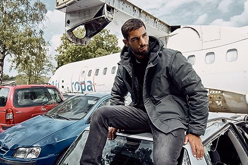 Image of Brandit Men's Windbreaker Front Zip Anthracite
