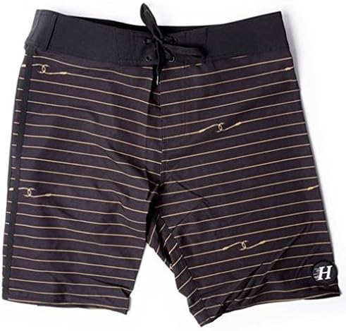 The Mad Hueys Boardshorts Collection (30, Hooklines Black/Gold)
