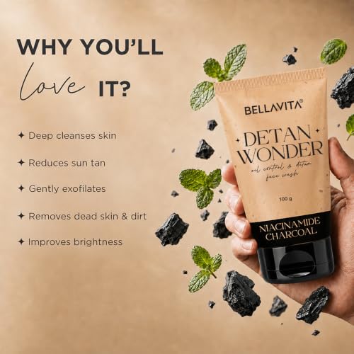 BELLAVITA Detan Wonder 2-in-1 Face Wash 100g - Image 4