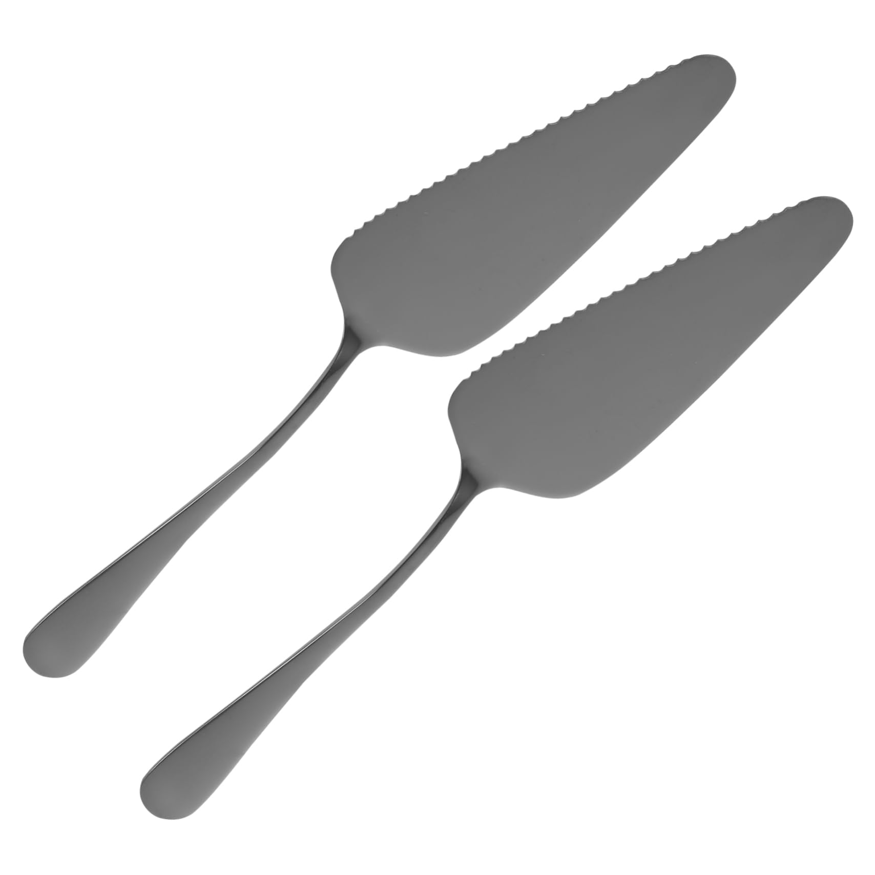 2pcs Pizza Spatula Butter Cake Cutter Leveler Cake Shovel Cheese Spatulas Pie Cake Server Cake Spatula Pizza Server Cake Slicer for Even Slices Pie Server 304 Stainless Steel MOLUCKFU