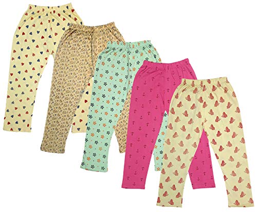 Image of indi weaves Girls Super Soft Cotton Solid Capri Pants Pack of 2