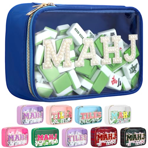 SilTriangle Mahjong Bag American Mahjong Case Waterproof,Navy Blue,Mahj by SilTriangle - Used condition - US$14.64