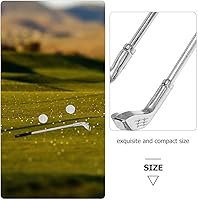 Vista 7 de IMIKEYA Miniatura Golf Club Toy Set Dollhouse Golf Accesorios para Diorama Toy