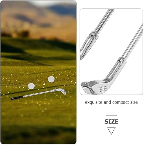 Miniatura 7 de IMIKEYA Miniatura Golf Club Toy Set Dollhouse Golf Accesorios para Diorama Toy