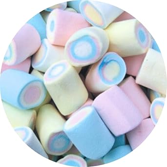 Marshmallow Candy Tivoli Marshmallows | Soft & Fluffy Sweet Treats | Colorful Marshmallow Candy 16 oz - 1 lbs - 454g