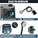 Portable Shower for Camping Essentials: 10000mAh Battery Powered Shower Rechargeable, IPX8 Waterproof Outdoor Shower, 5-Speed Camp Shower Pump with LED Display, Camping Gifts for Men,Pet Bath,Hiking