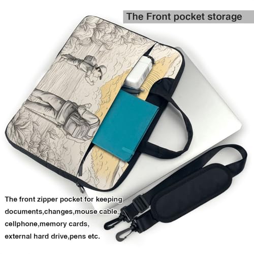 Sac d'ordinateur 14 pouces noir pour protéger votre PC des chocs