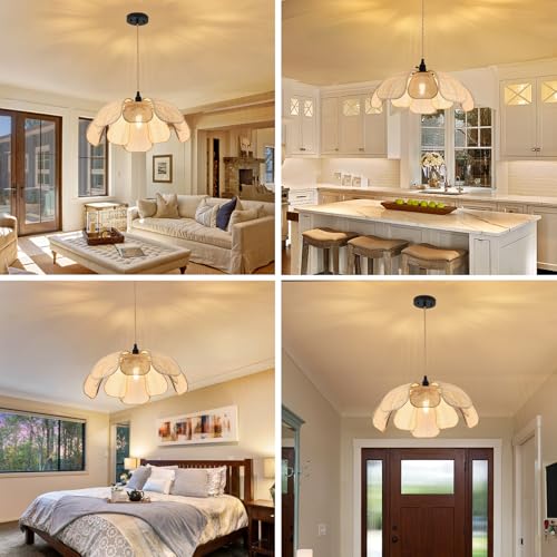 Image of 20 Inch Boho Flower Chandeliers for Dining Room