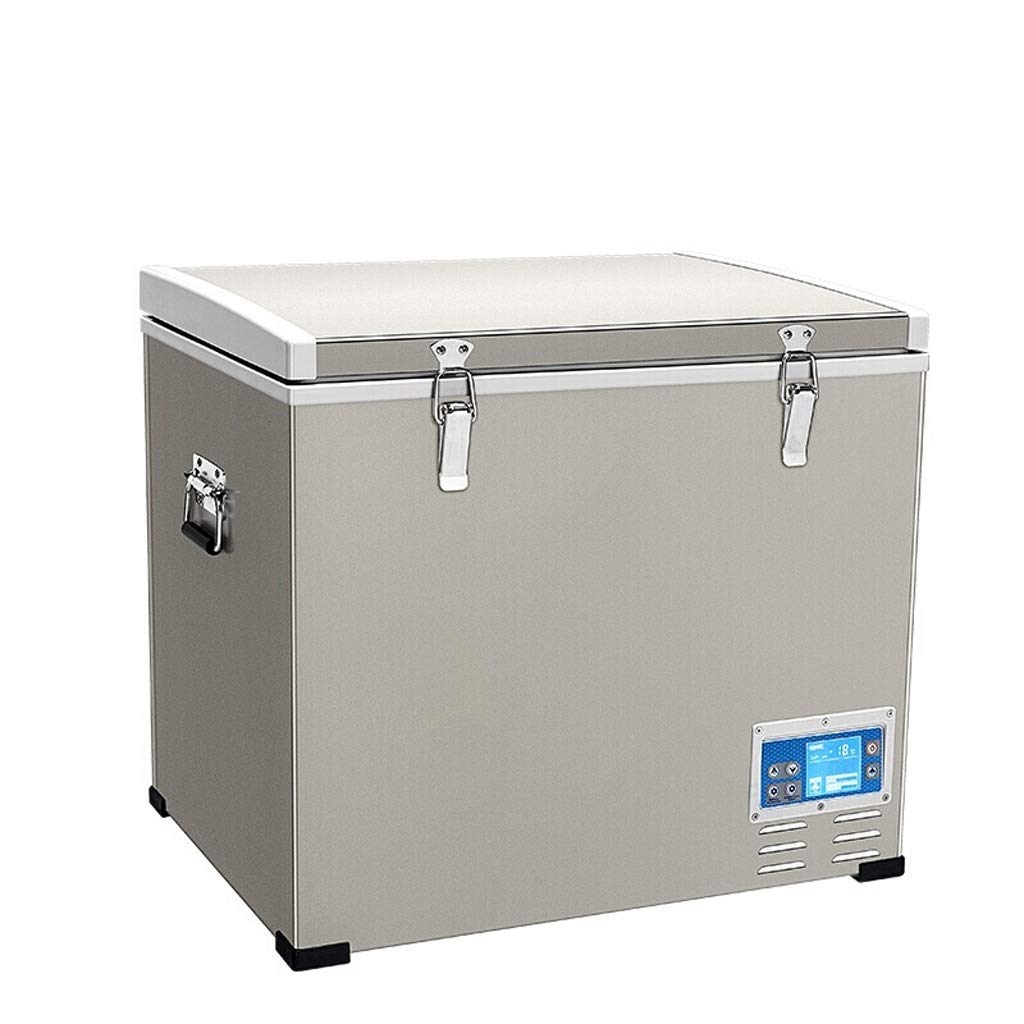 MU Przenośna zamrażarka z cyfrowym wyświetlaczem o pojemności 45 l, 12 V/24 V/220 V