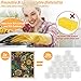 Lucomb 8 Pack Swedish Dishcloths for Kitchen, Reusable Soft Kitchen Towels Dish Cloths Set Absorbent Sponge Cleaning Washable Quick Drying Bar Hand Washing (Birds Flowers)