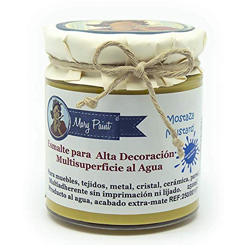 Pintura Multisuperficie al agua Mate efecto Chalk 250 Mostaza