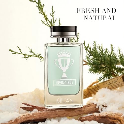 Image of AFLUXE INVINCIBLE, Men's Cologne Gift, Long Lasting EDP Fresh Scent, Perfume with Award-Winning Style, Daily Fragrance for Men, 3.4 Fl Oz