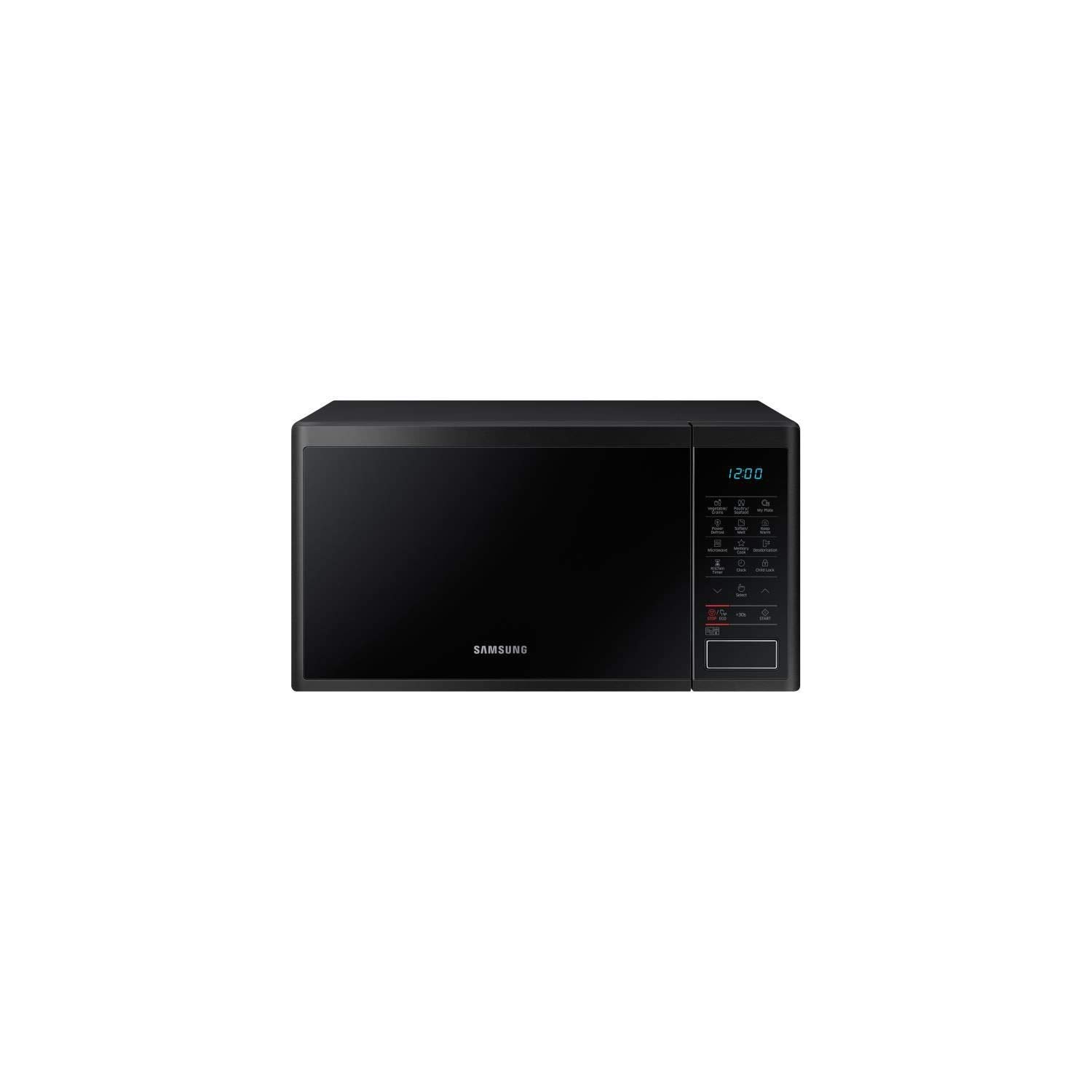 SAMSUNG MS23J5133AK - Kuchenka mikrofalowa czarna - 23 L - 800 W - Wolnostojąca instalacja