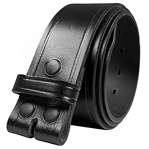 Alabama Edge Crease One Piece Full Grain Cowhide Work Belt Strap 1 3/4