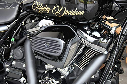 Couvercle de filtre à air strié 17+ Harley Touring Flhx cache moteur 114
