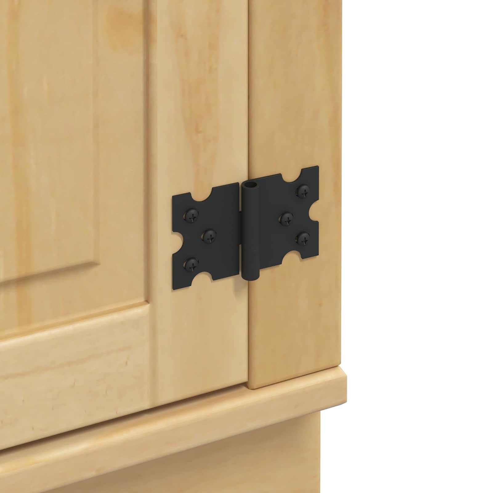 Homgoday Eleganter Kiefernschrank mit viel Stauraum - Modernes Design für Wohnzimmer und Esszimmer Model42007570