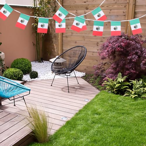 Drapeaux mexicains en guirlande pour décorer un anniversaire - 6