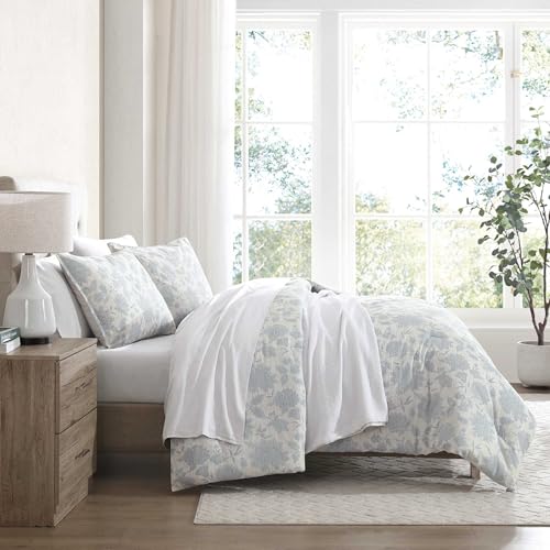 Lit Twin impeccable sans repassage avec Nautica Réversible Room Essentials bleu - 5