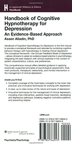 Handbook Of Cognitive Hypnotherapy For Depression: An Evidence-Based Approach #TOP1