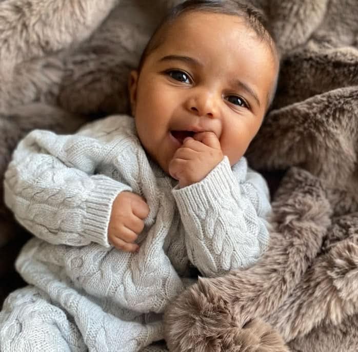 Intarsia Sweater Romper in Organic Cotton by Hope & Henry Baby - Image 2