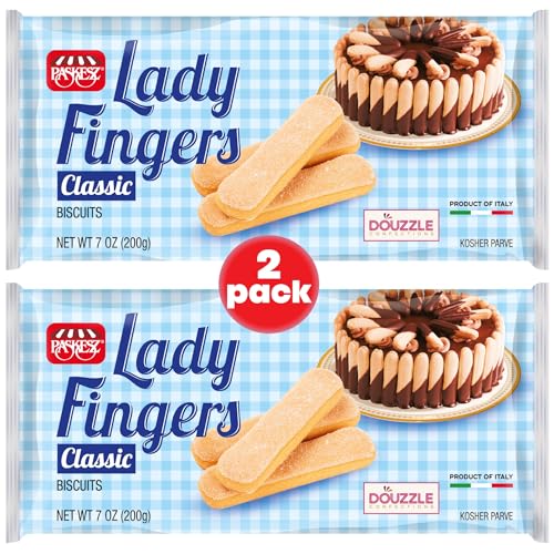 DOUzzle Lady Fingers Cookies for Tiramisu - Savoiardi Italian Ladyfingers