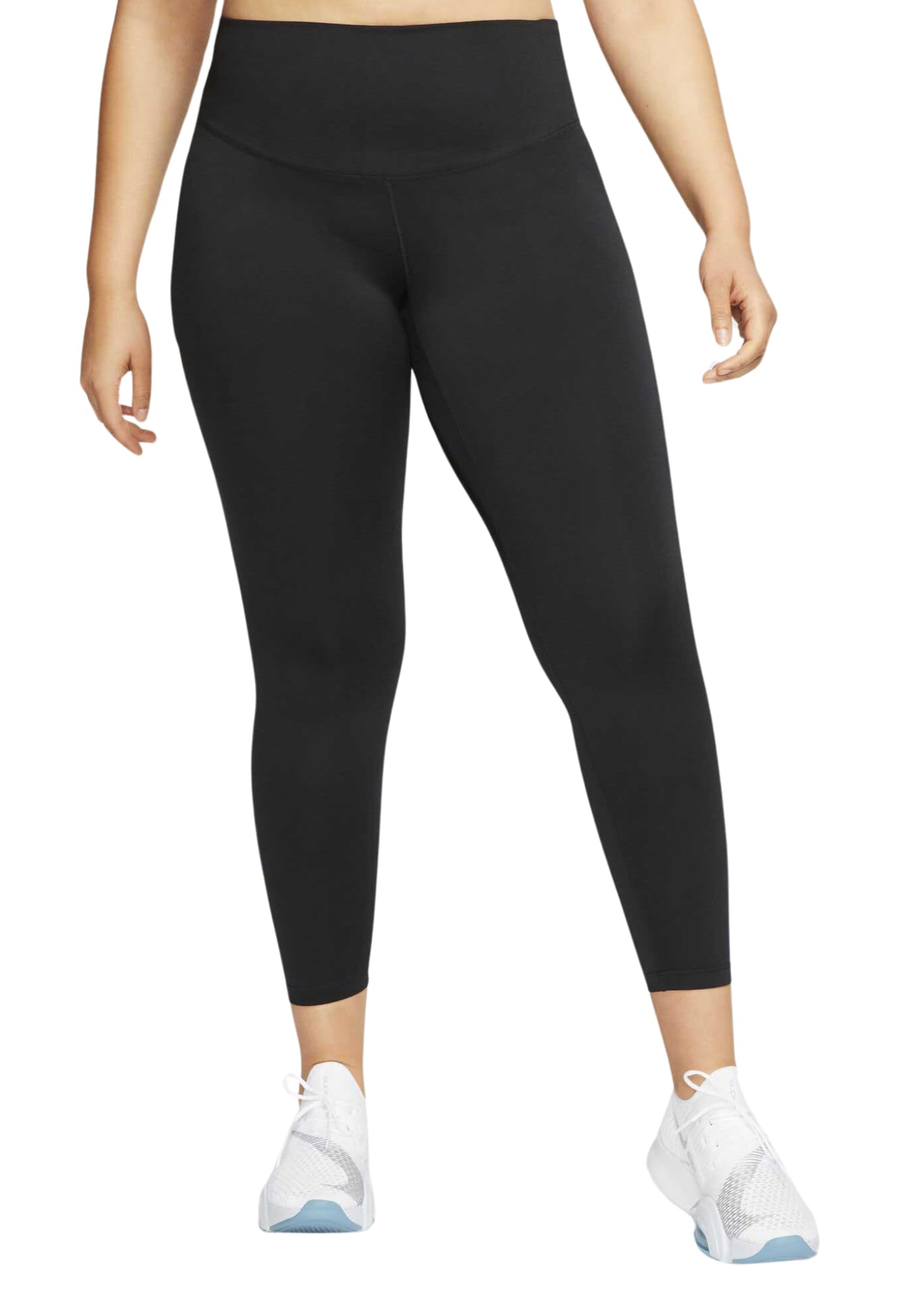 Nike Women's One Tight Plus Sp20, Black/(White), 1X