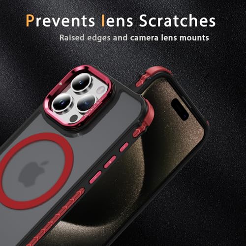 Coque fine iPhone 15 Pro Max antichoc de qualité militaire noire