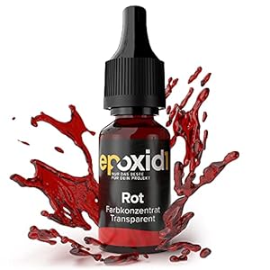Epoxid1 Rot Farbkonzentrat Transparent Epoxidharz