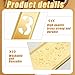 Pelopy 45 Pcs 6 Inch Brass Stencils Letters and Numbers Set Interlocking Letter Metal Stencils Curb Painting Kit for Labeling Tools Equipment Boxes Signs DIY and Craft Projects