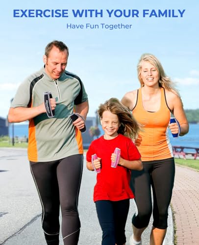 Hand Weights for Women Men, Soft Dumbbells Set of 6(1lb 2lb 3lb Each Pack) for Dumbbell Walking Weight Sets with Hand Strap, Pink Weights for Workout Running, Pilates, Yoga, Jogging and Physical Therapy, Gifts for Women4