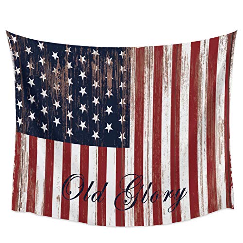4Th Of July Tapestry Wall Hanging Usa Flag Rustic Tapestries Aesthetic Stripes Stars Old Glory Patriotic Tapestry For Independence Day Bedroom Living Room College Dorm Wall Decor Backdrop 40X60 #TOP3