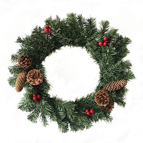 Chaîne de fleurs de Noël et vigne décorative robuste - 2