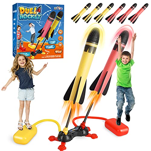 Anginne Regalo Niños Niña 3-12 Años, Cohete Juguete Juguetes Niños 3-12 Años Regalos Navidad Cumpleaños Juegos Niños 3-12 Años Juegos Exterior al Aire Libre para Niños Cometas para Niños