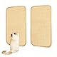 Kratzmatte Katze, 2 StückKratzbretter Katze Wand,Sisal Teppich Katzen, Selbsthaftender Kratzwand für Katzen Selbstklebend, Sisalteppich Katzens Kratzbrett,50x25cm,Beige