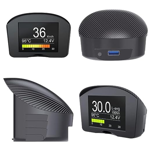 Autool X50 PLUS Multi-Function Car OBD Smart Digital Meter & Alarm Fault Code Water Temperature Gauge Digital Voltage Speed Meter Display Support 12V OBDII Diesel Vehicles