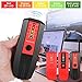 Txkrhwa EMF Meter High Accuracy Electromagnetic Field Radiation Detector Battery Powered Electric EMF Detector Ghost Hunting Paranormal Equipment Tester for Industrial Construction (Black+Red)