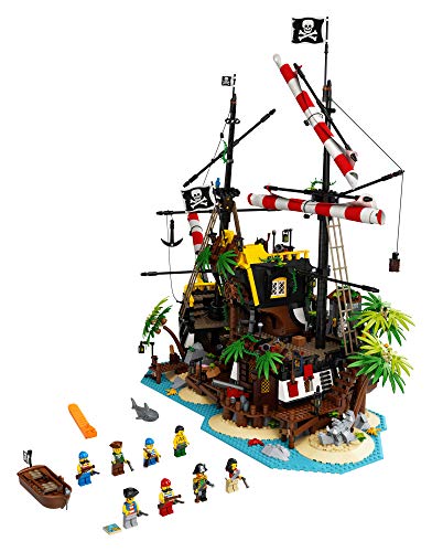 Lego Ideas Pirates Of Barracuda Bay 21322 Building Kit, Cool Pirate Shipwreck Model With Pirate Action Figures For Play And Display, Makes A Great Birthday (2,545 Pieces) #TOP1