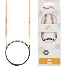 KnitPro Basix Beech Fixed Circular Needles 60" 150cm | US Size 5 3.75mm