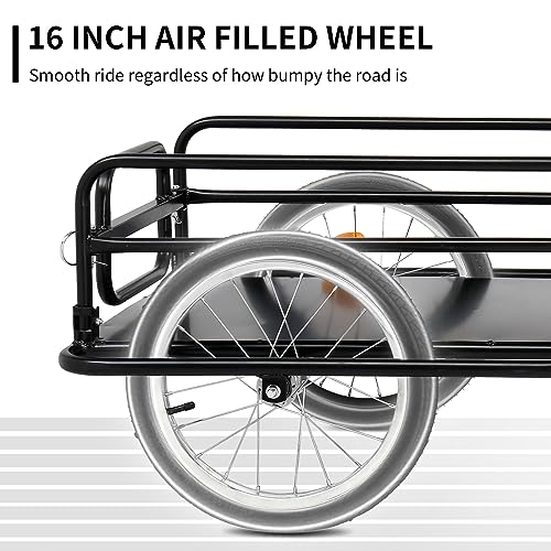 Ktaxon Foldable Bike Trailer, Bicycle Trailer with Unmatched
