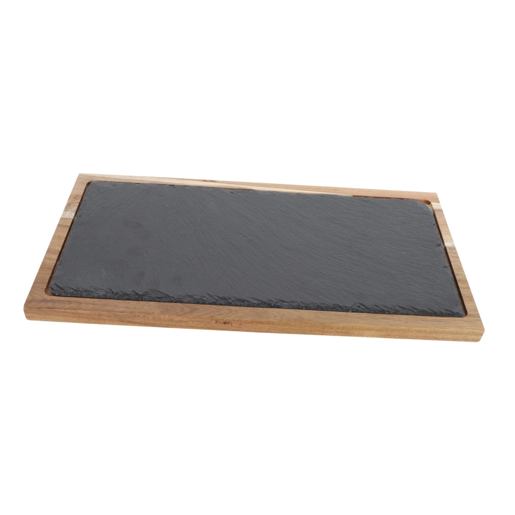 Assiettes en bois anti-bruit pour couper steak et pizza sans rayer