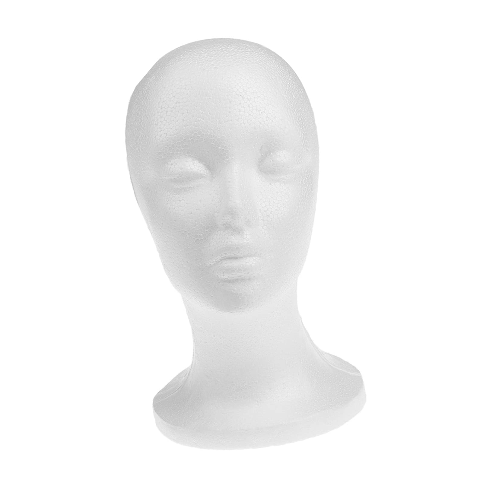 Żeńska głowa model peruki kapelusz wystawowy styropian manekin manekin model 265 x 210 x 155mm