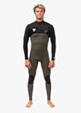 7 Seas Comp 3-2 Full Chest Zip Wetsuit Army MT