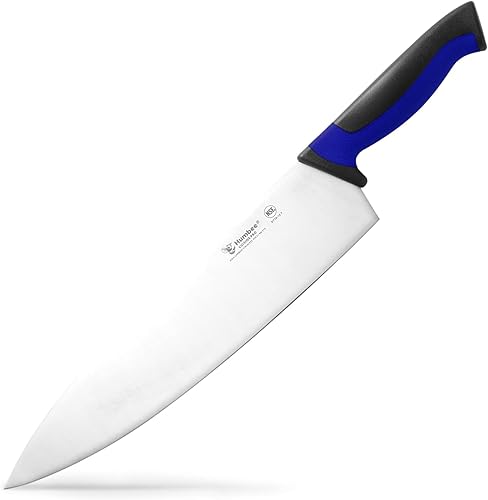 Miniatura 32 de Cuchillo de chef de 10 pulgadas, hoja de acero inoxidable de alto carbono certificada NSF – Mango ergonómico codificado por colores, cuchillo de
