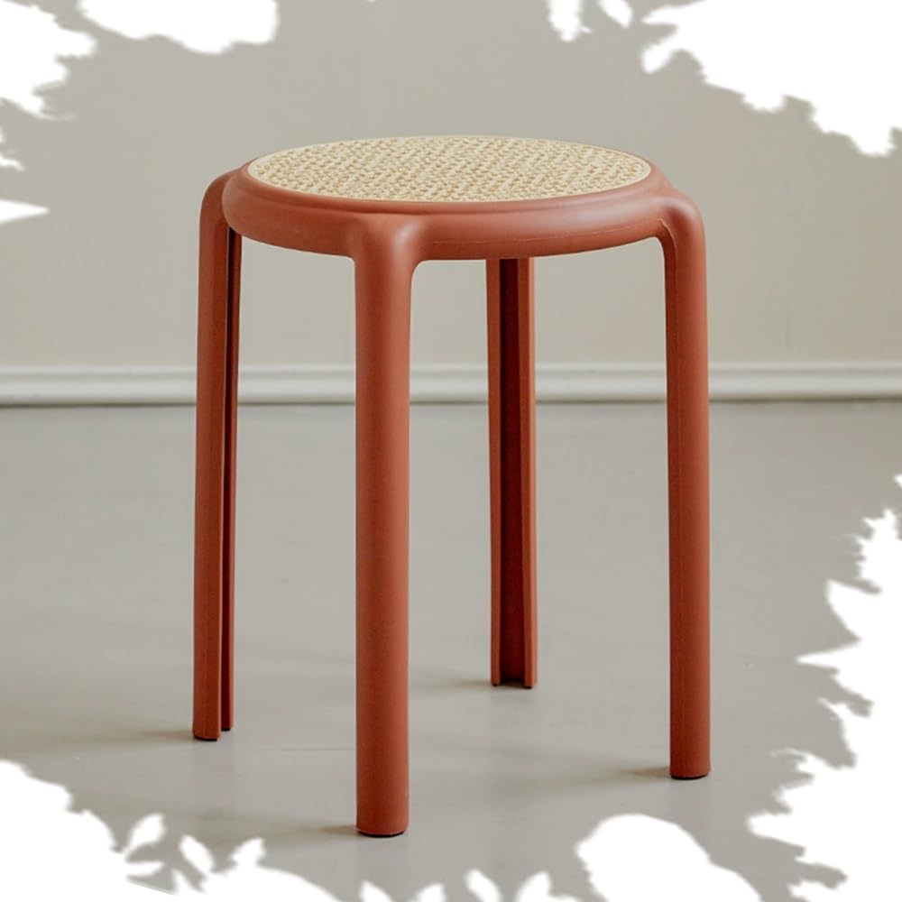 Tabouret en rotin synthétique de 18 pouces pour assise haut de gamme