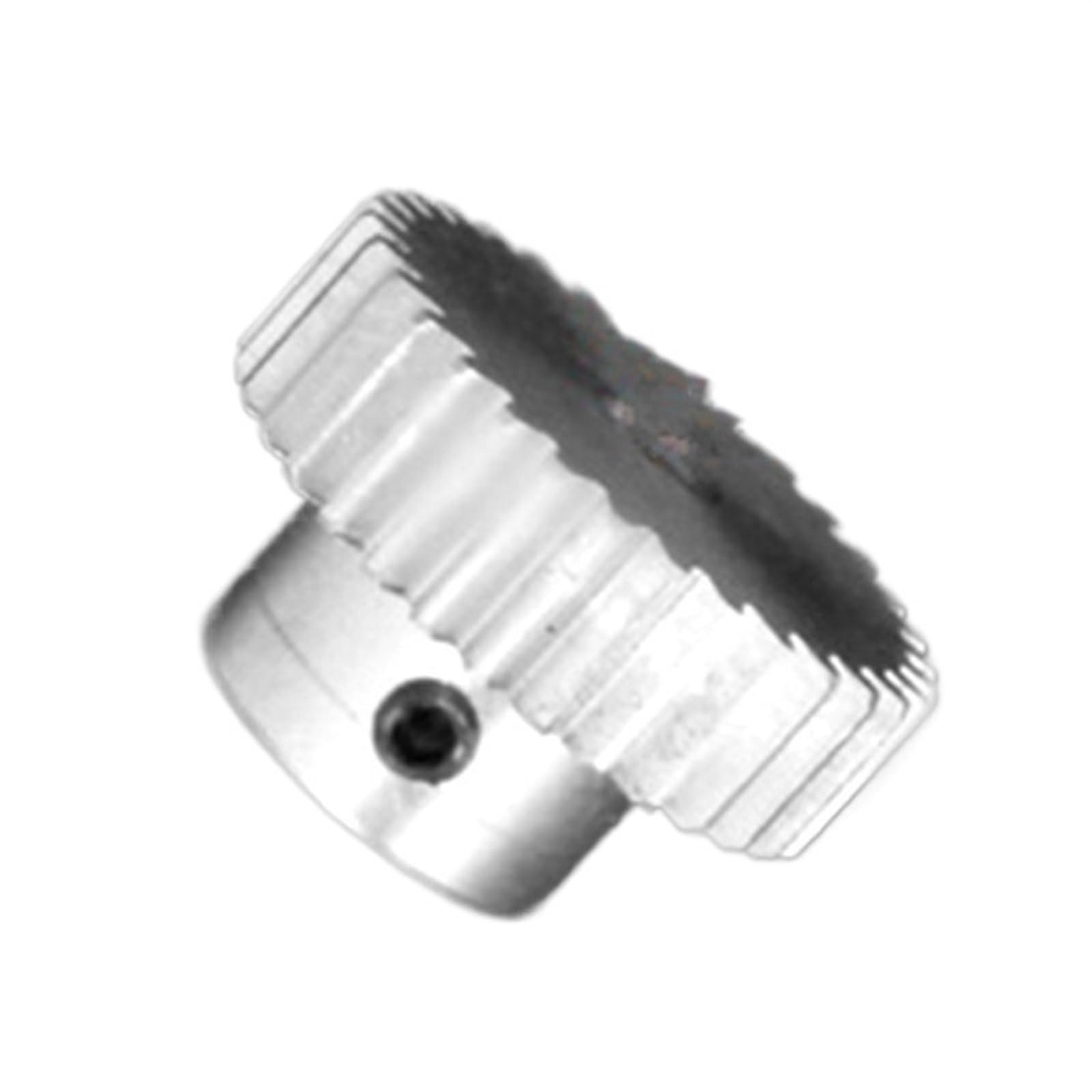 Cylindrical Drive 1pcs 0.7 Module Aluminium Alloy Cylindrical Gear 24T Straight Teeth Pinion Gear 0.7M 24 Teeth Spur Gear with Step Rack Machinery(8mm)