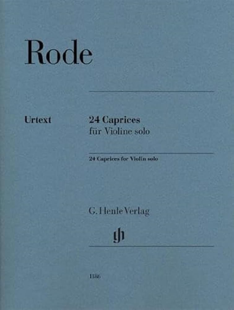 24 Caprices für Violine solo: Instrumentation: Violin solo